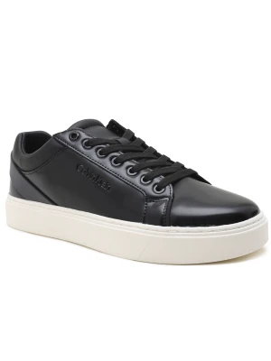 Calvin Klein Skórzane sneakersy czarny