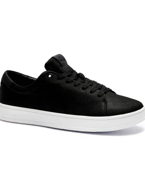 Calvin Klein Skórzane sneakersy czarny