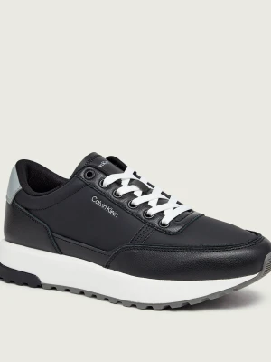 Calvin Klein Skórzane sneakersy CITY czarny