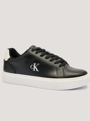 Calvin Klein Skórzane sneakersy Classic czarny