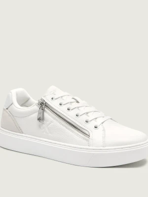 Calvin Klein Skórzane sneakersy CLASSIC biały