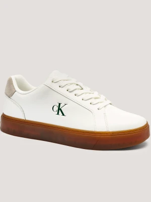 Calvin Klein Skórzane sneakersy CLASSIC biały