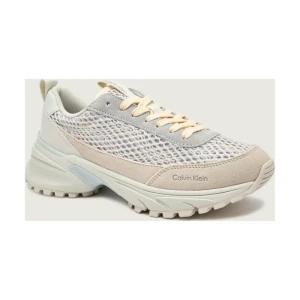 Calvin Klein Skórzane sneakersy HIKE RUNNER LACE UP TECHMIX