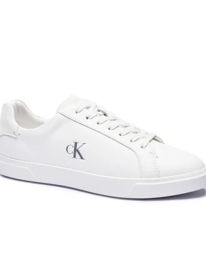 Calvin Klein Skórzane sneakersy LOW PRO CUPS biały