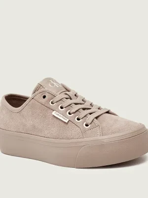 Calvin Klein Skórzane sneakersy Vulc | z dodatkiem wełny