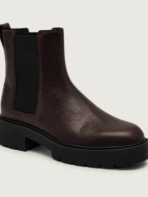 Calvin Klein Skórzane sztyblety