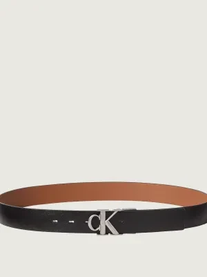 Calvin Klein Skórzany dwustronny pasek