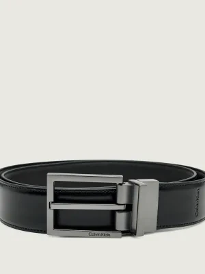 Calvin Klein Skórzany dwustronny pasek