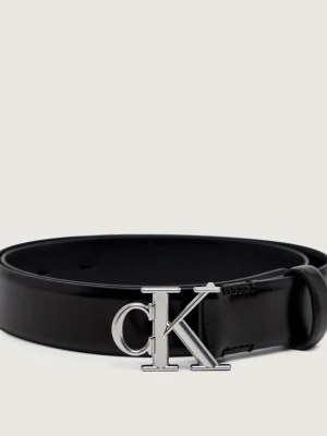 Calvin Klein Skórzany pasek czarny