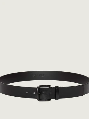 Calvin Klein Skórzany pasek czarny
