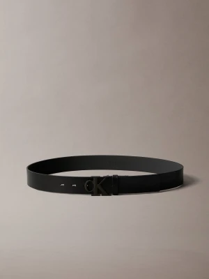 Calvin Klein Skórzany pasek czarny