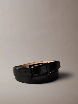 Calvin Klein Skórzany pasek czarny