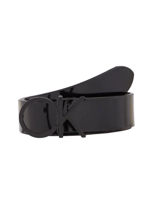 Calvin Klein Skórzany pasek czarny