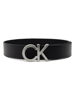 Calvin Klein Skórzany pasek czarny