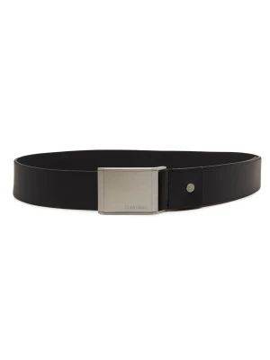 Calvin Klein Skórzany pasek ADJ BEVELED PLAQUE 35MM