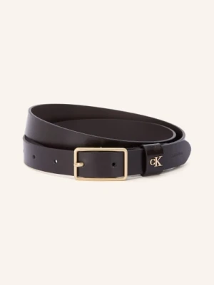 Calvin Klein Skórzany Pasek braun