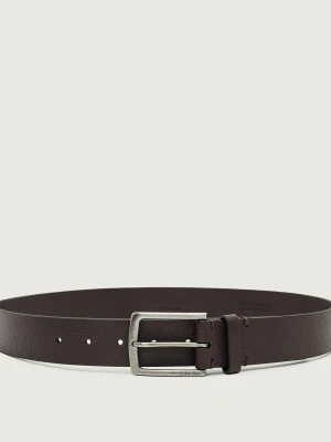 Calvin Klein Skórzany pasek brązowy