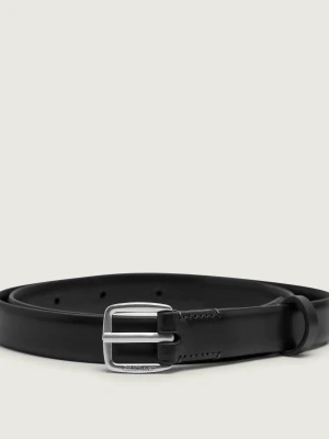 Calvin Klein Skórzany pasek czarny