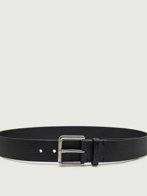 Calvin Klein Skórzany pasek czarny