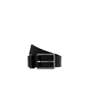 Calvin Klein Skórzany pasek ESSENTIAL czarny