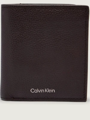 Calvin Klein Skórzany portfel brązowy