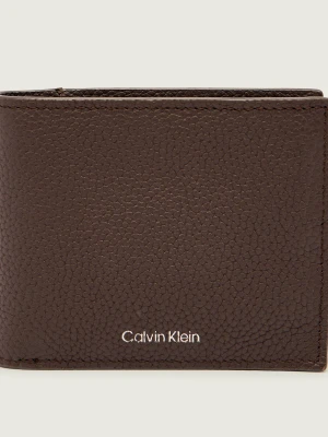 Calvin Klein Skórzany portfel brązowy