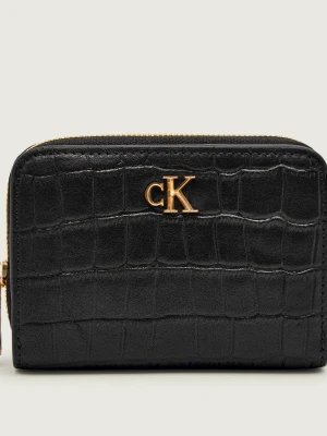 Calvin Klein Skórzany portfel czarny