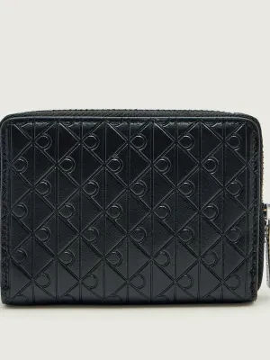 Calvin Klein Skórzany portfel EMBLEM EMBOSS
