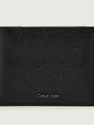 Calvin Klein Skórzany portfel + etui na karty
