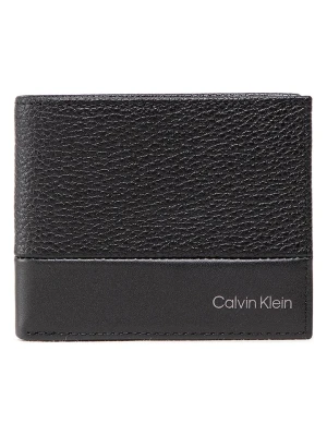 Calvin Klein Skórzany portfel w kolorze czarnym - 10,5 x 8,5 x 2,5 cm rozmiar: onesize