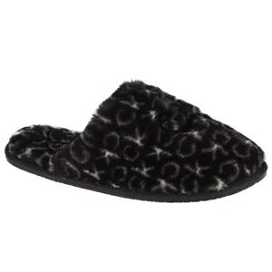 Calvin Klein Slipper Mule Fur Mono HW0HW00536-0GK, Damskie, Czarne, kapcie, tkanina, rozmiar: 37