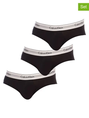 Calvin Klein Slipy (3 pary) w kolorze czarnym rozmiar: M