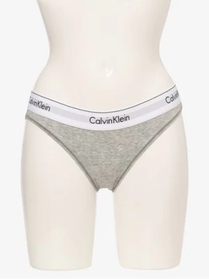 Calvin Klein Slipy Kobiety Bawełna szary jednolity,