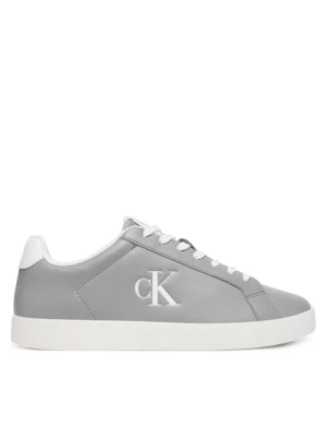 Calvin Klein Sneakersy 3 Cupsole Derby Pu Tmb HM0HM02331 Szary jasny