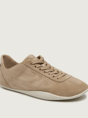 Calvin Klein Sneakersy Ballet | zamsz beżowy