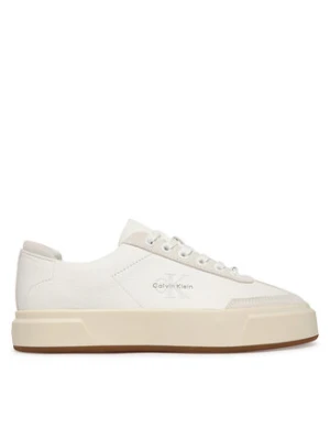 Calvin Klein Sneakersy Basket Cups Lup Wt Lth Su HW0HW02984 Biały