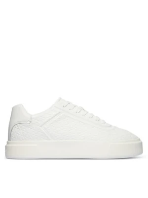 Calvin Klein Sneakersy Beasket Cup Oxf Lup Hf Aop Lth HM0HM02132 Biały