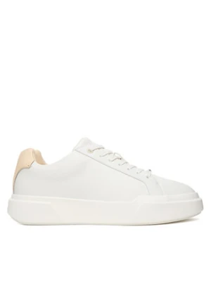 Calvin Klein Sneakersy Chunky Cupsole Laceup Clean Lth HM0HM02239 Biały