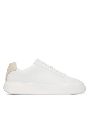 Zdjęcie produktu Calvin Klein Sneakersy Chunky Cupsole Laceup Lth Bt Aop HM0HM02070 Biały