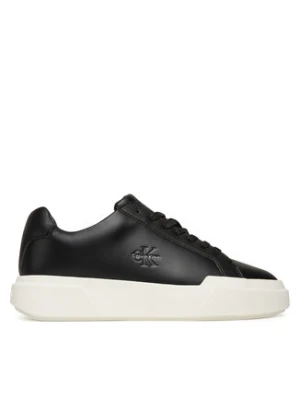 Calvin Klein Sneakersy Chunky Cupsole Laceup Lth Wn YW0YW01947 Czarny