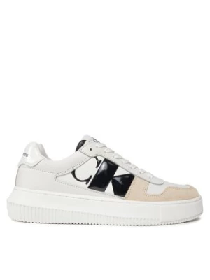 Calvin Klein Sneakersy Chunky Cupsole Low Mix Nbs Dc YW0YW01415 Beżowy