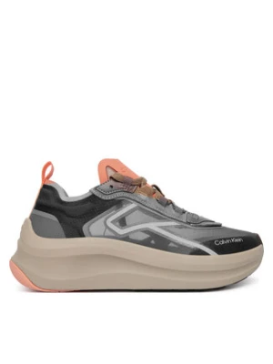 Calvin Klein Sneakersy Chunky Run Ckstripe Lup Tran Rip HW0HW03005 Różowy