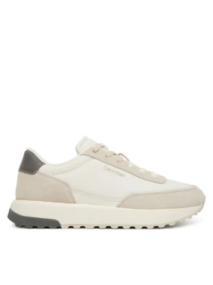 Calvin Klein Sneakersy City Runner Laceup Ny Mix HM0HM02144 Beżowy
