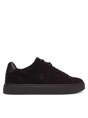 Calvin Klein Sneakersy Classic Cupsole Laceup Su YM0YM01434 Bordowy