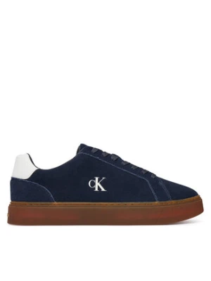 Calvin Klein Sneakersy Classic Cupsole Laceup Su YM0YM01434 Granatowy