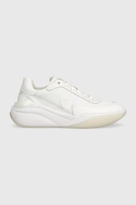 Calvin Klein sneakersy CLOUD WEDGE LACE UP kolor biały HW0HW01647