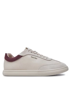 Calvin Klein Sneakersy Cupsole Lace Up - Lth Sue Mix HW0HW02435 Beżowy