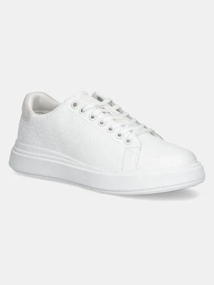 Calvin Klein sneakersy CUPSOLE LACE UP MONO kolor biały HW0HW02445