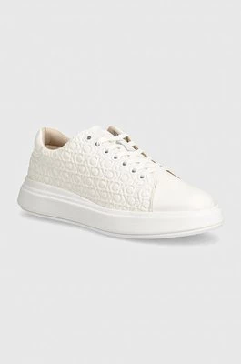 Calvin Klein sneakersy CUPSOLE LACE UP SAFF MONO kolor biały HW0HW02103