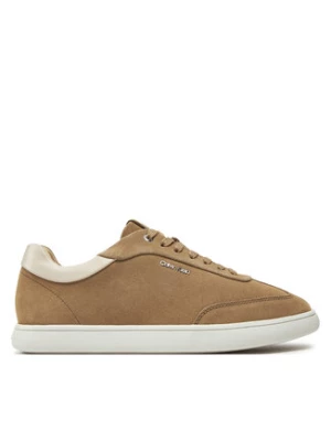 Calvin Klein Sneakersy Cupsole Lace Up - Sue HW0HW02436 Brązowy